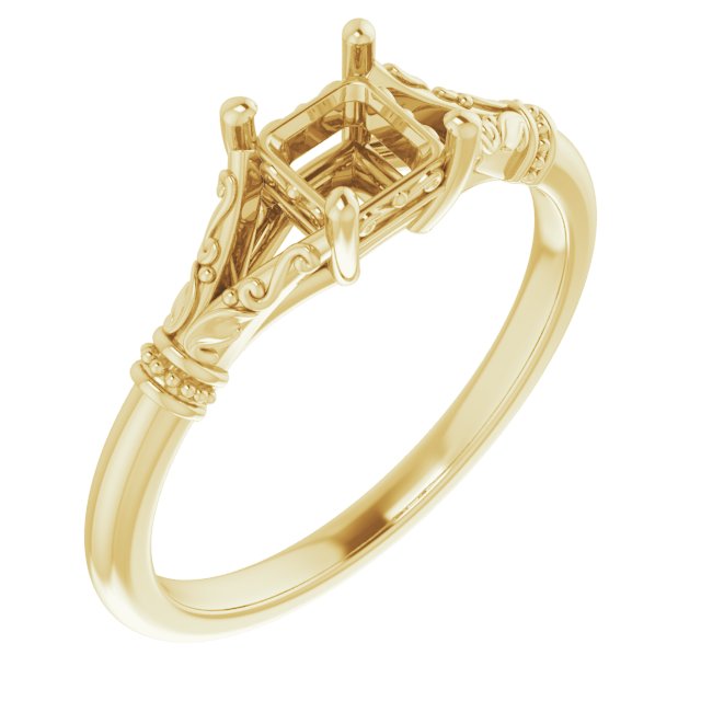 Sculptural Engagement Ring