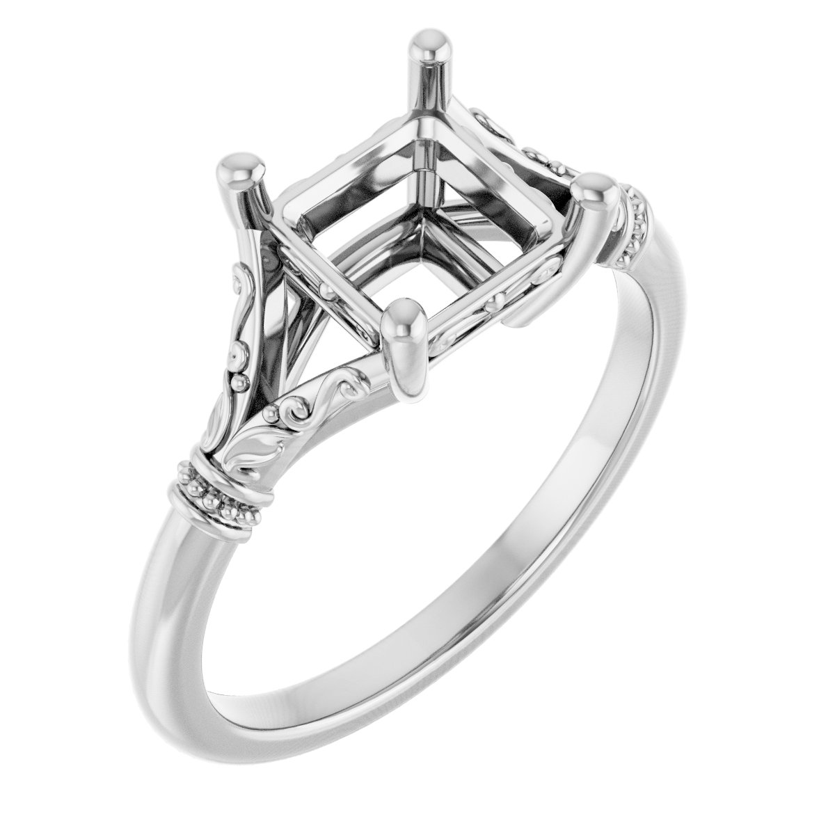 Sculptural Engagement Ring