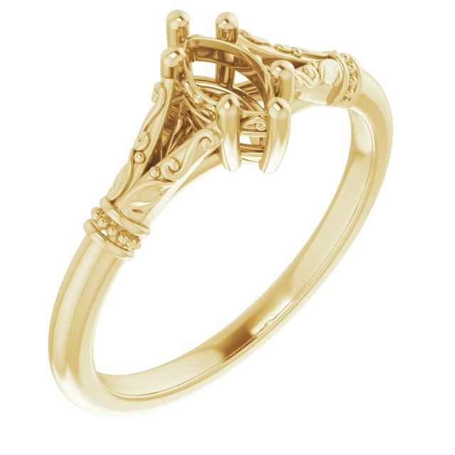 Sculptural Engagement Ring