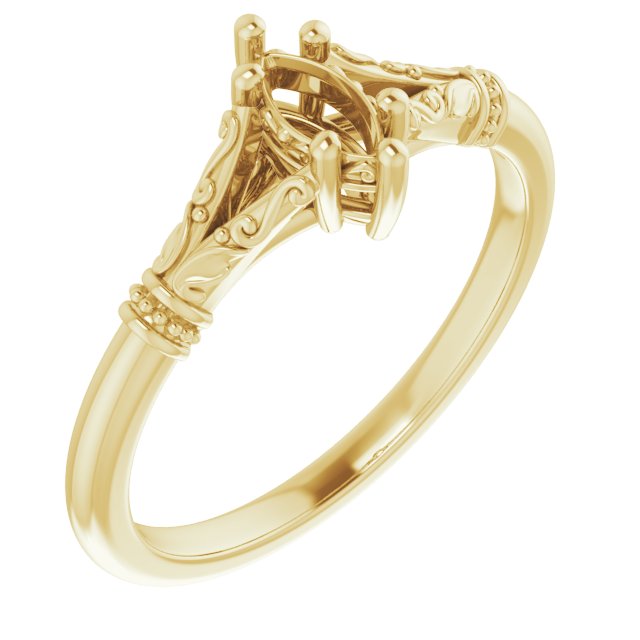 Sculptural Engagement Ring