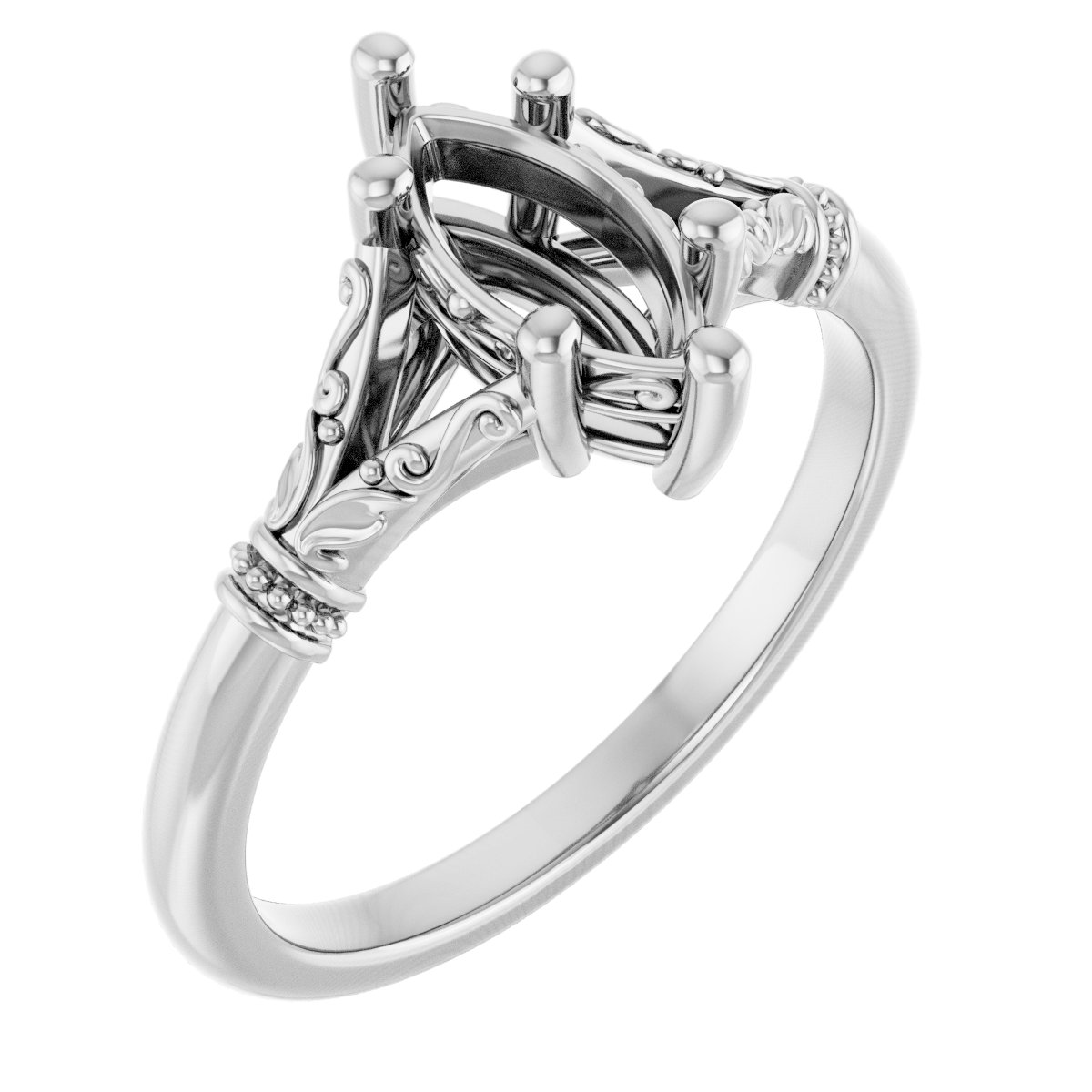 Sculptural Engagement Ring
