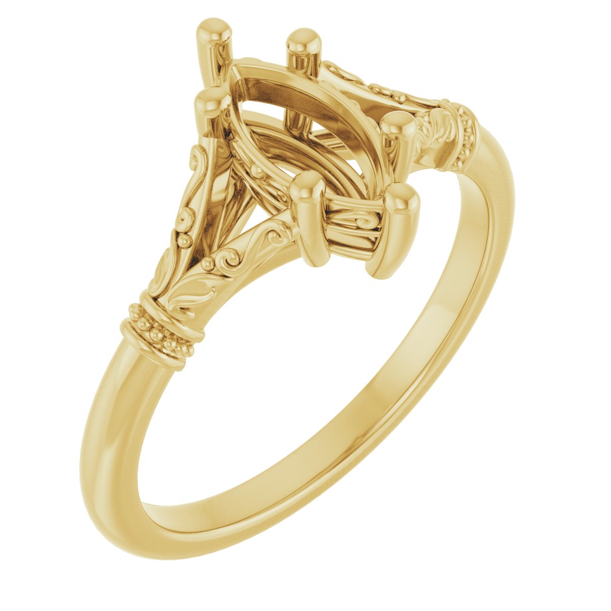 Sculptural Engagement Ring