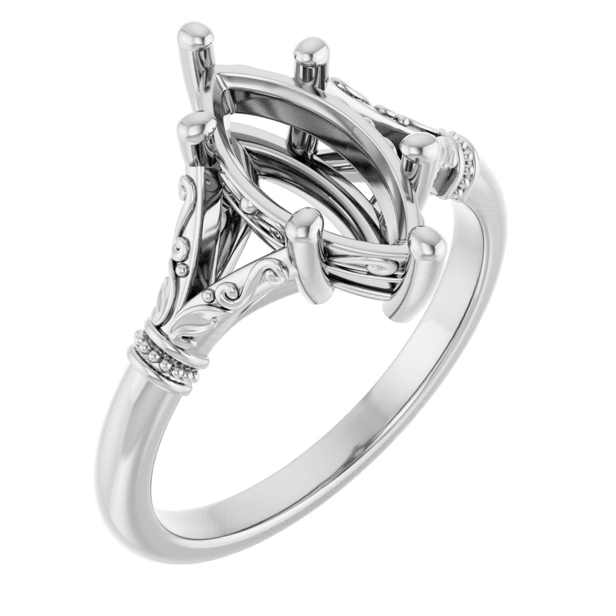 Sculptural Engagement Ring