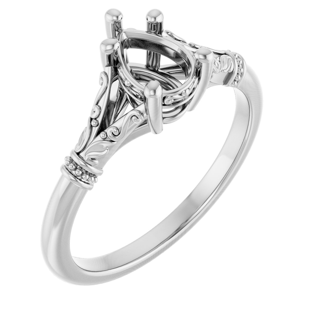 Sculptural Engagement Ring