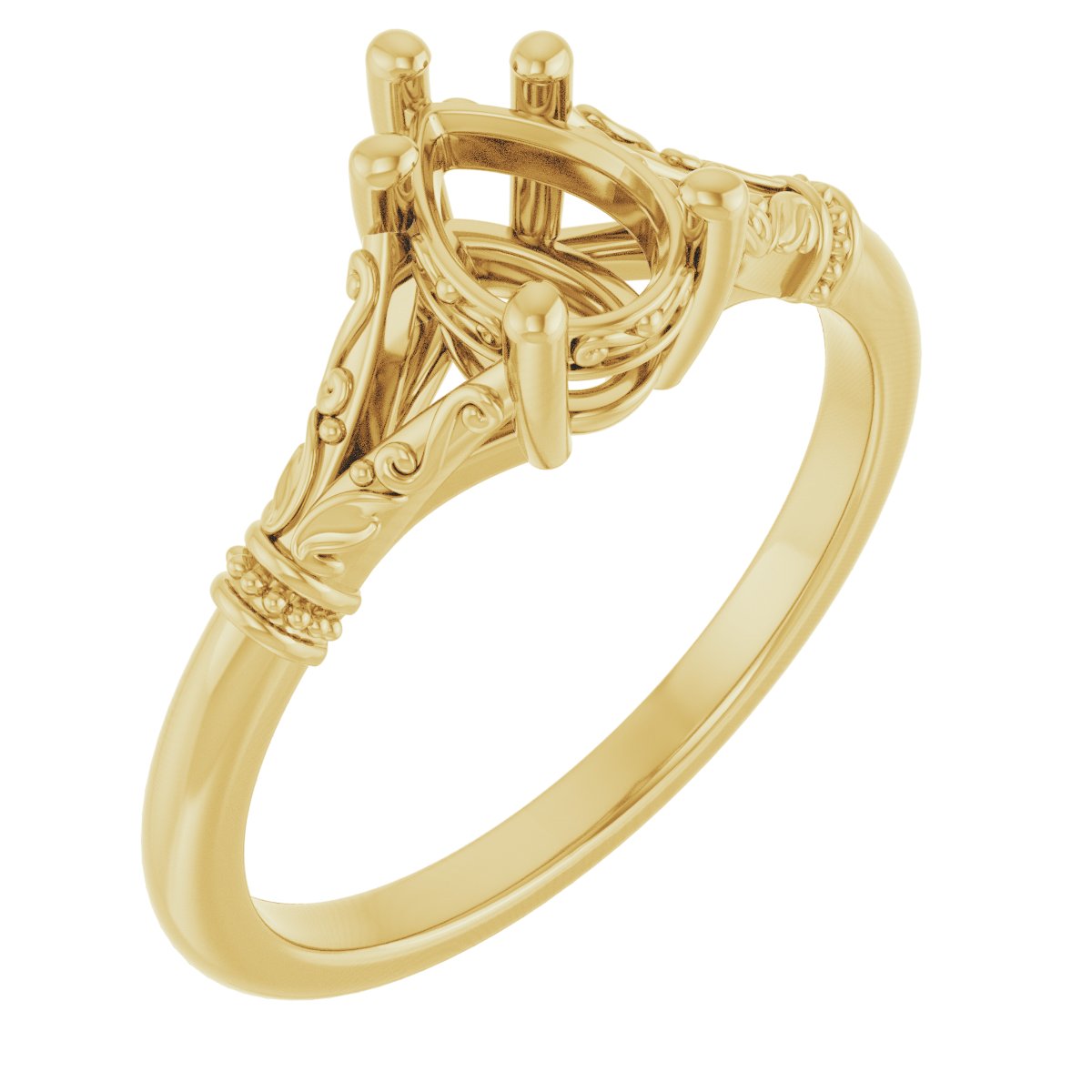 Sculptural Engagement Ring