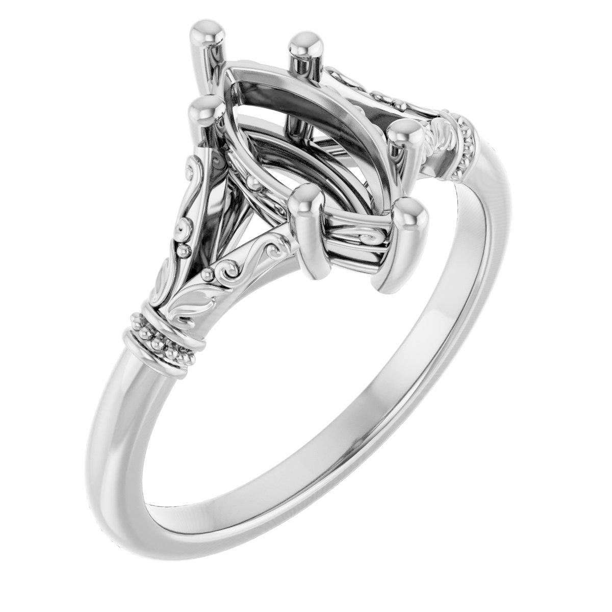 Sculptural Engagement Ring