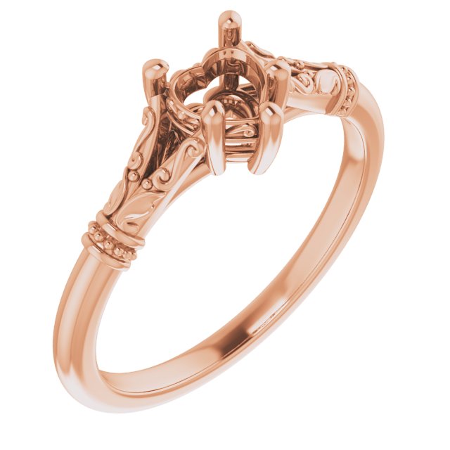 Sculptural Engagement Ring