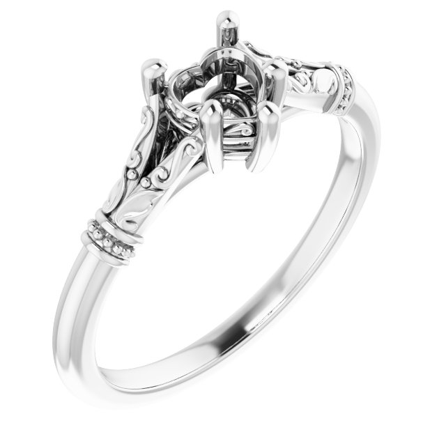 Sculptural Engagement Ring