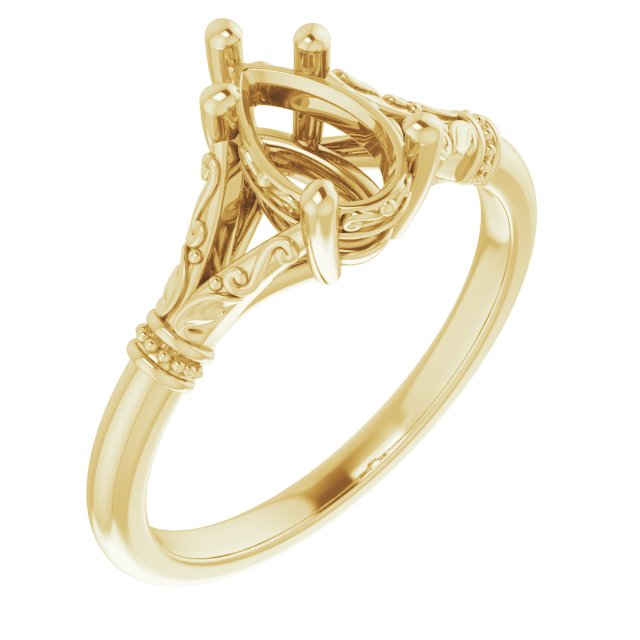 Sculptural Engagement Ring
