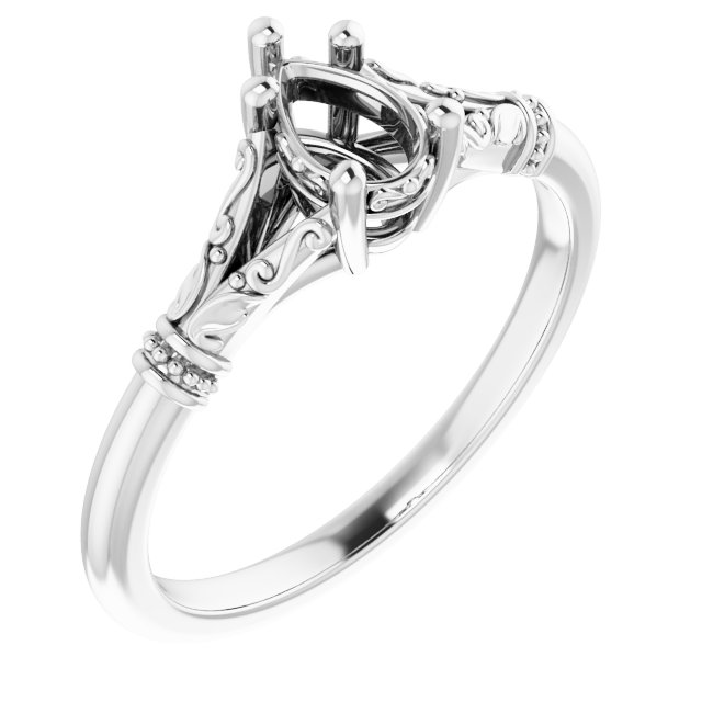 Sculptural Engagement Ring