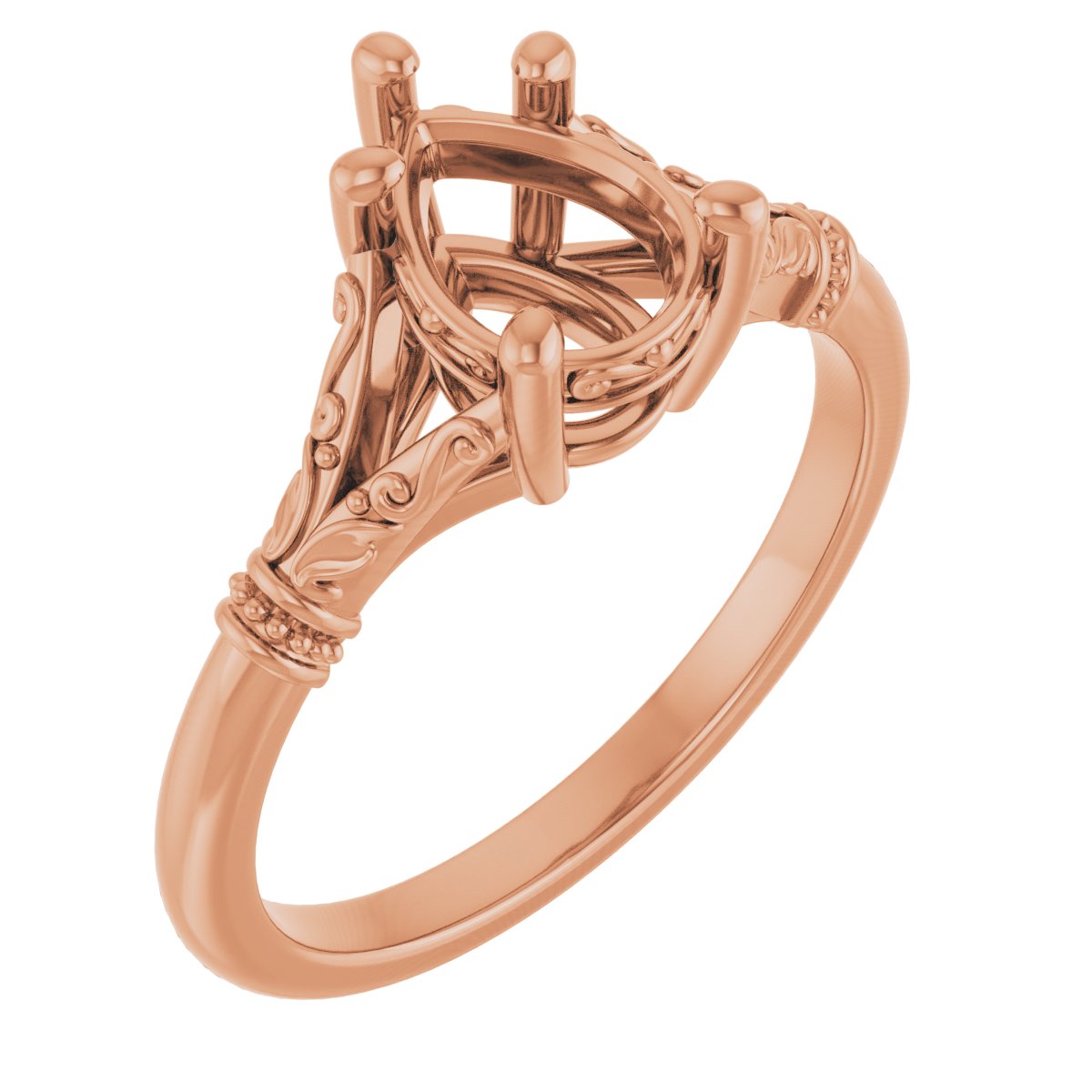 Sculptural Engagement Ring