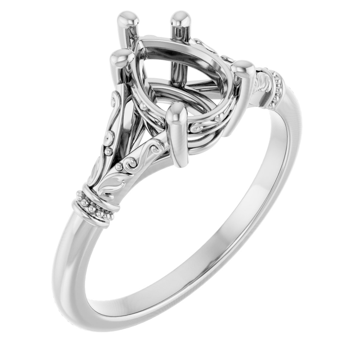 Sculptural Engagement Ring