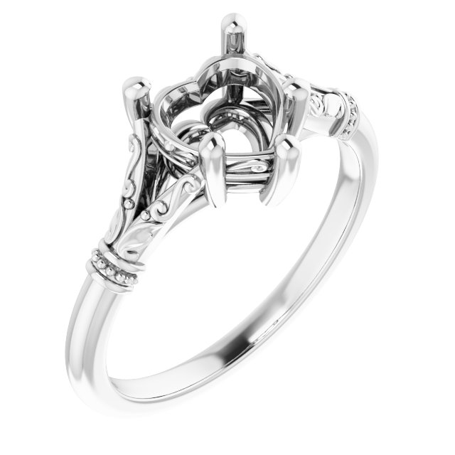 Sculptural Engagement Ring