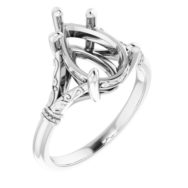 Sculptural Engagement Ring