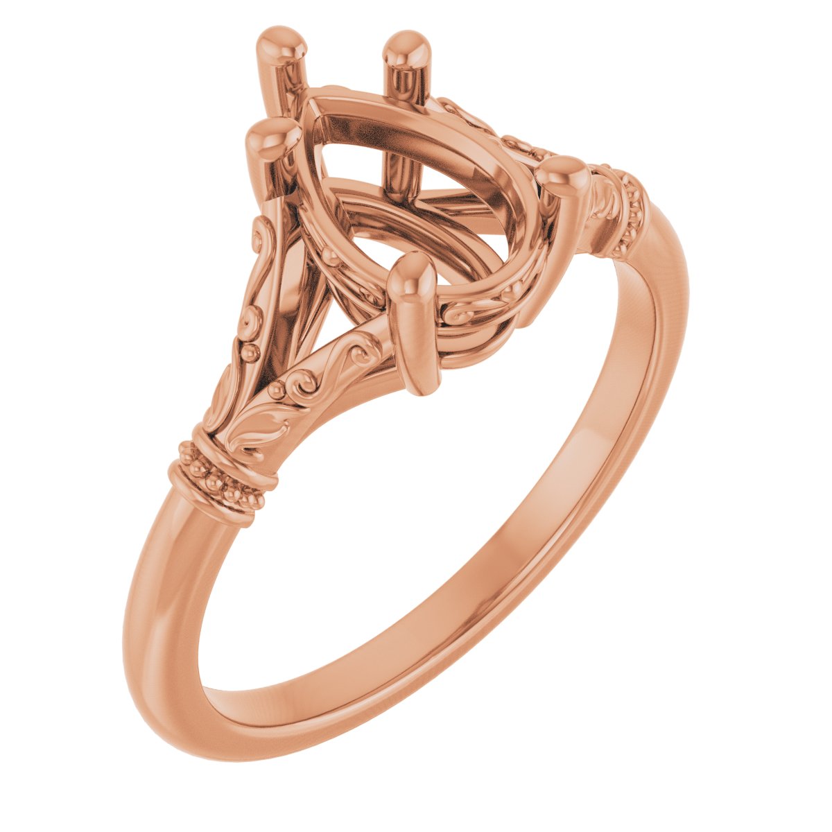 Sculptural Engagement Ring
