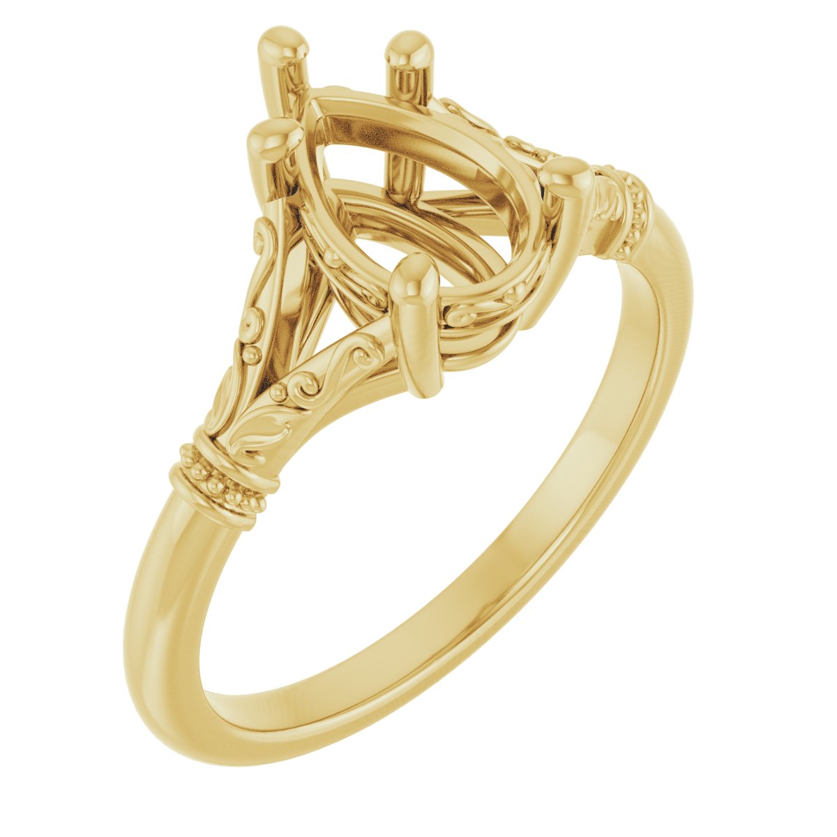 Sculptural Engagement Ring