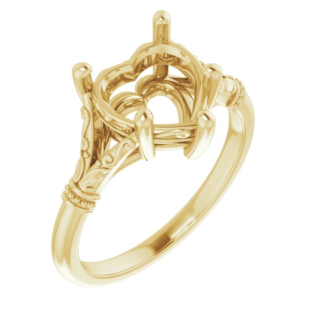 Sculptural Engagement Ring