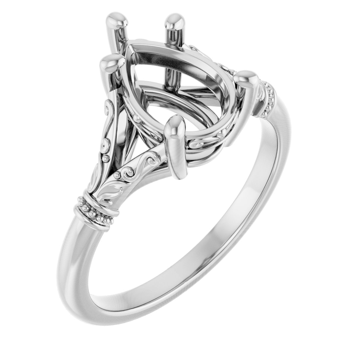 Sculptural Engagement Ring