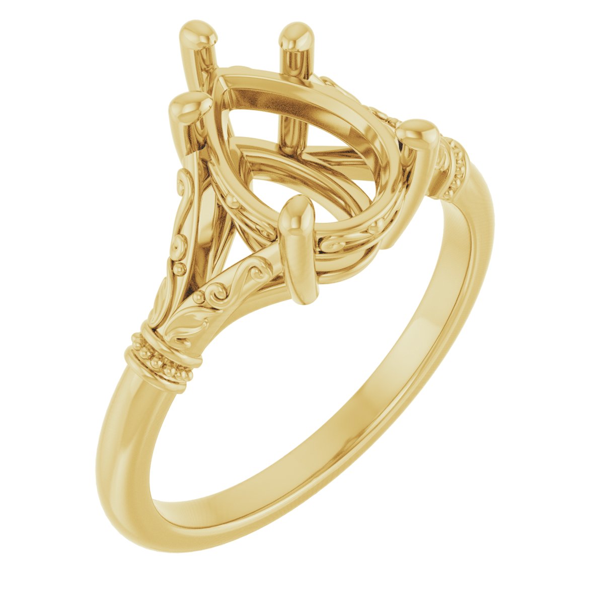 Sculptural Engagement Ring