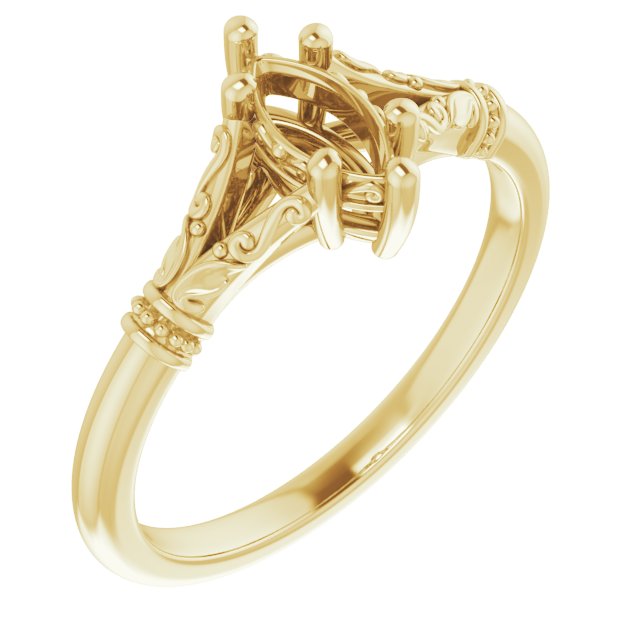 Sculptural Engagement Ring