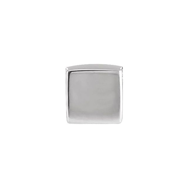 Sterling Silver 5x5 mm Cube Pendant