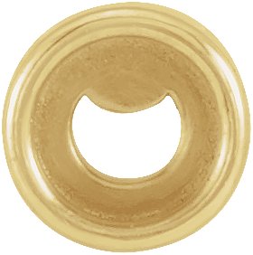 Round Bezel-Set Rose-Cut Earring Setting