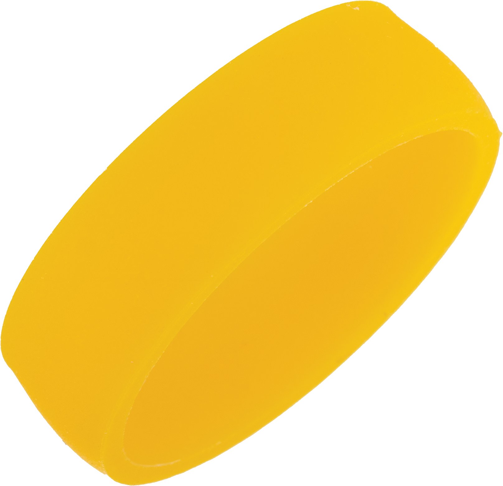 Yellow Silicone Dome Comfort-Fit Band Size 10