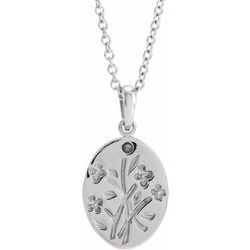 Family Wildflower Necklace or Pendant