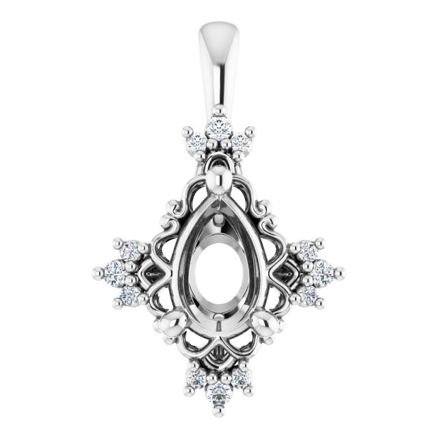 14k White Gold
