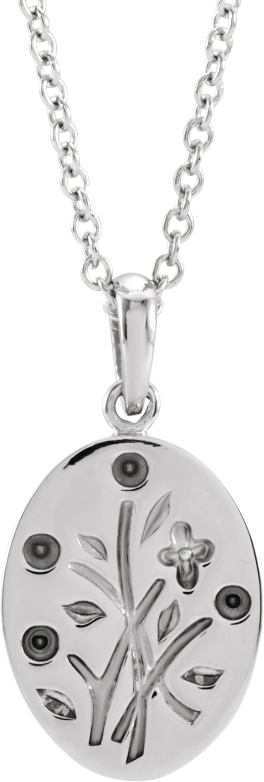 Family Wildflower Necklace or Pendant