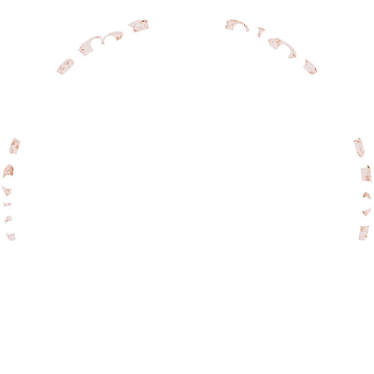 Alternative view of 1/2 CTW Lab-Grown Diamond Anniversary Band – 14K Rose Gold