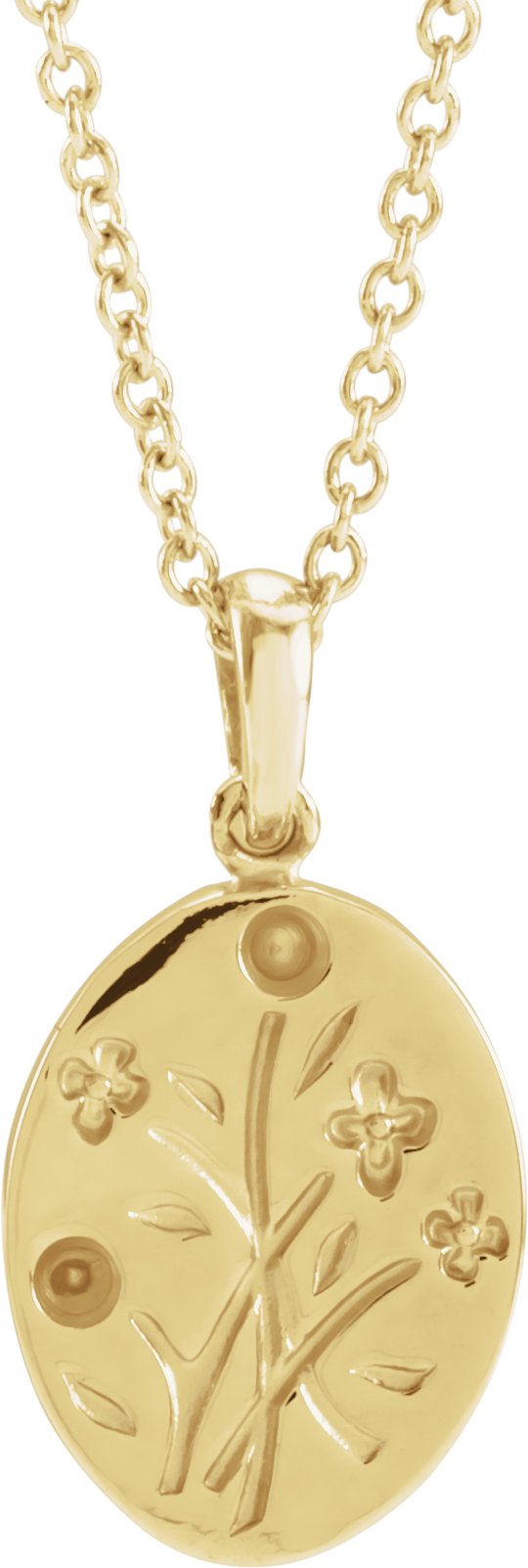 Family Wildflower Necklace or Pendant