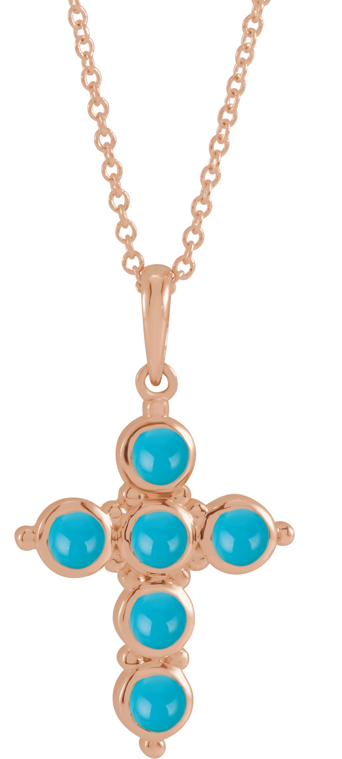 Cabochon Cross Necklace or Pendant