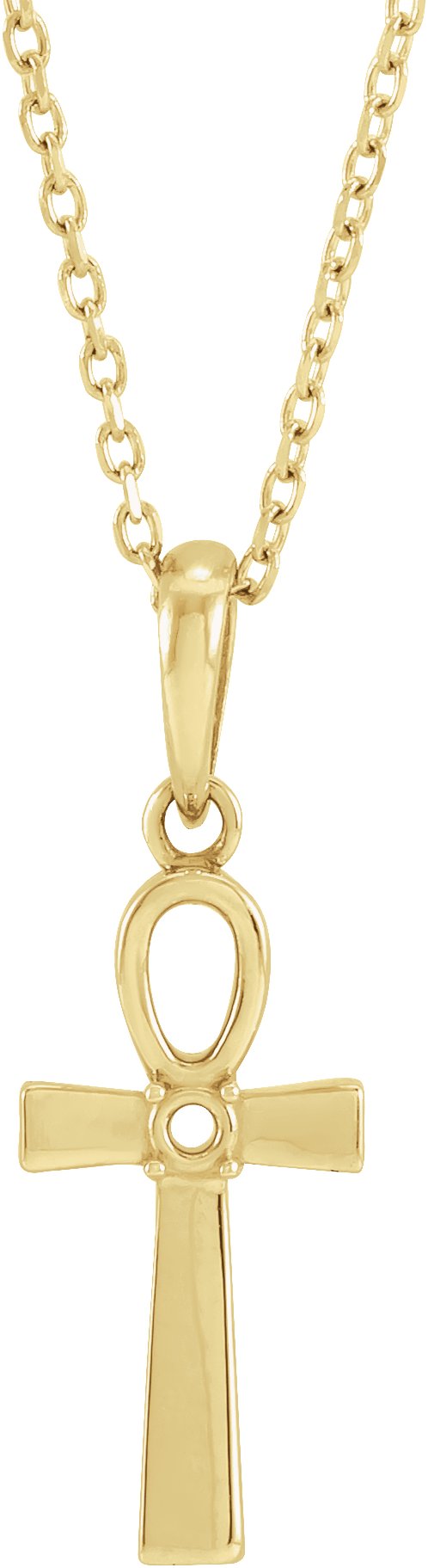 Ankh Cross Necklace or Pendant