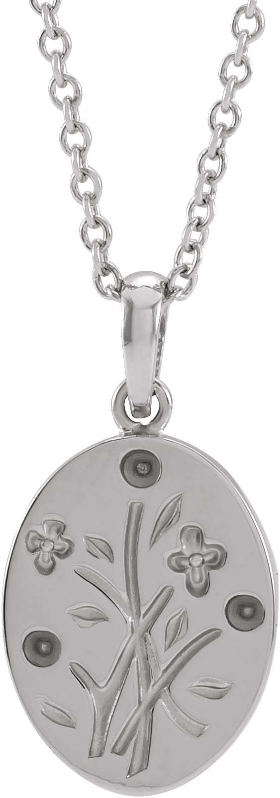 Family Wildflower Necklace or Pendant
