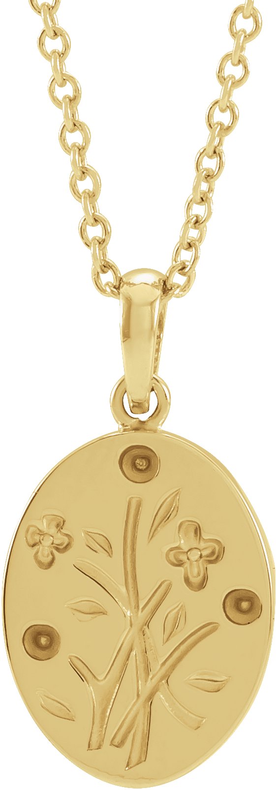 Family Wildflower Necklace or Pendant