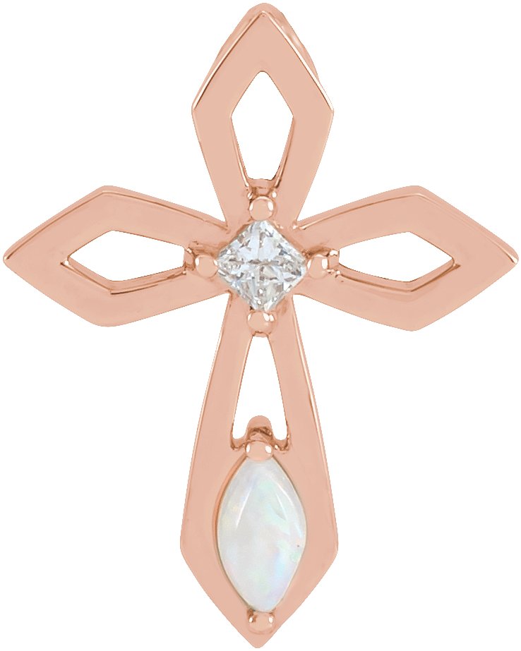 Pierced Cross Necklace or Pendant