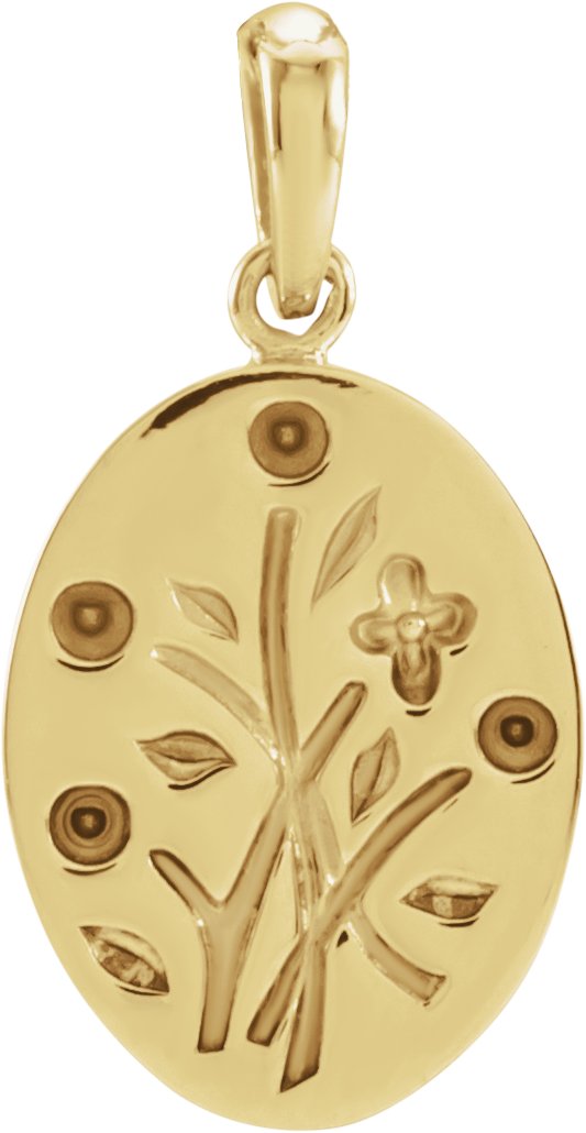 Family Wildflower Necklace or Pendant