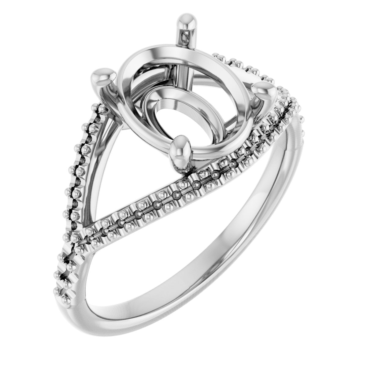 Accented Engagement Ring