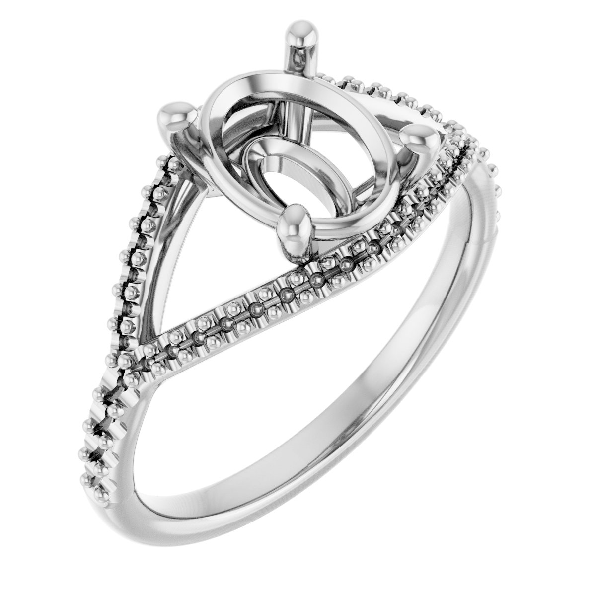 Accented Engagement Ring
