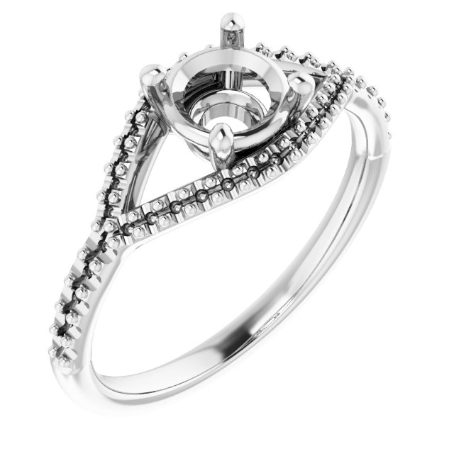 Accented Engagement Ring