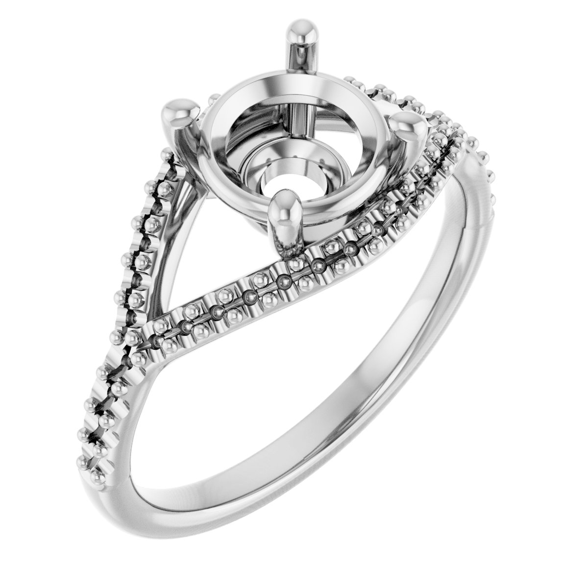 Accented Engagement Ring