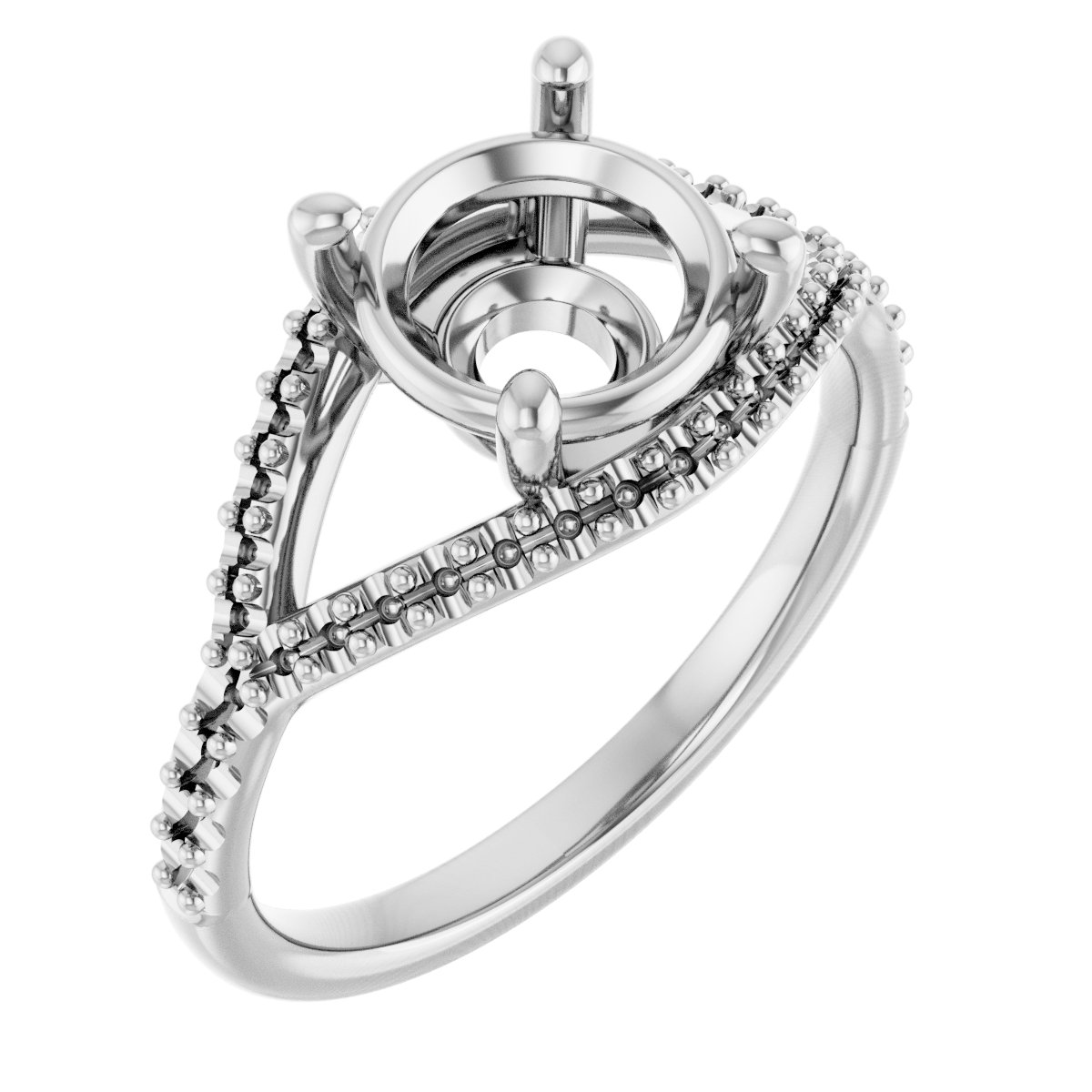 Accented Engagement Ring