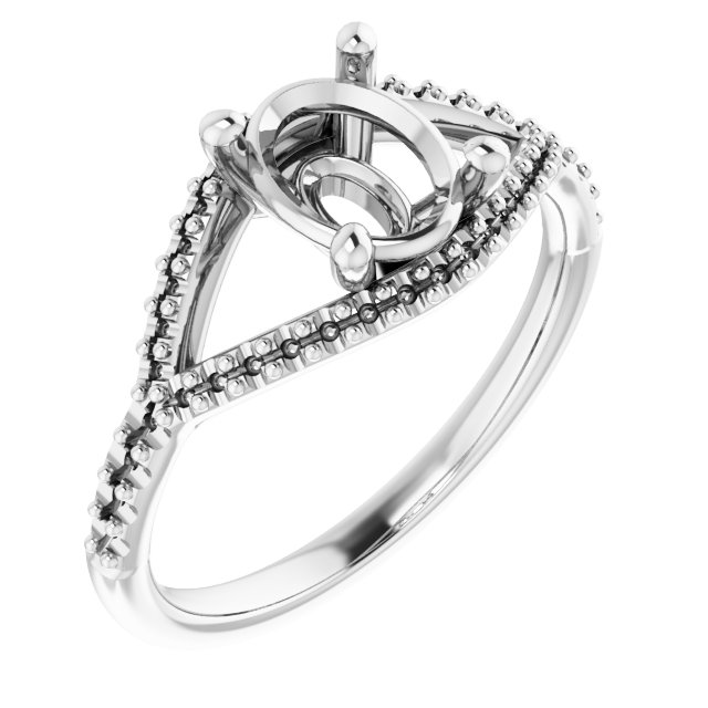 Accented Engagement Ring