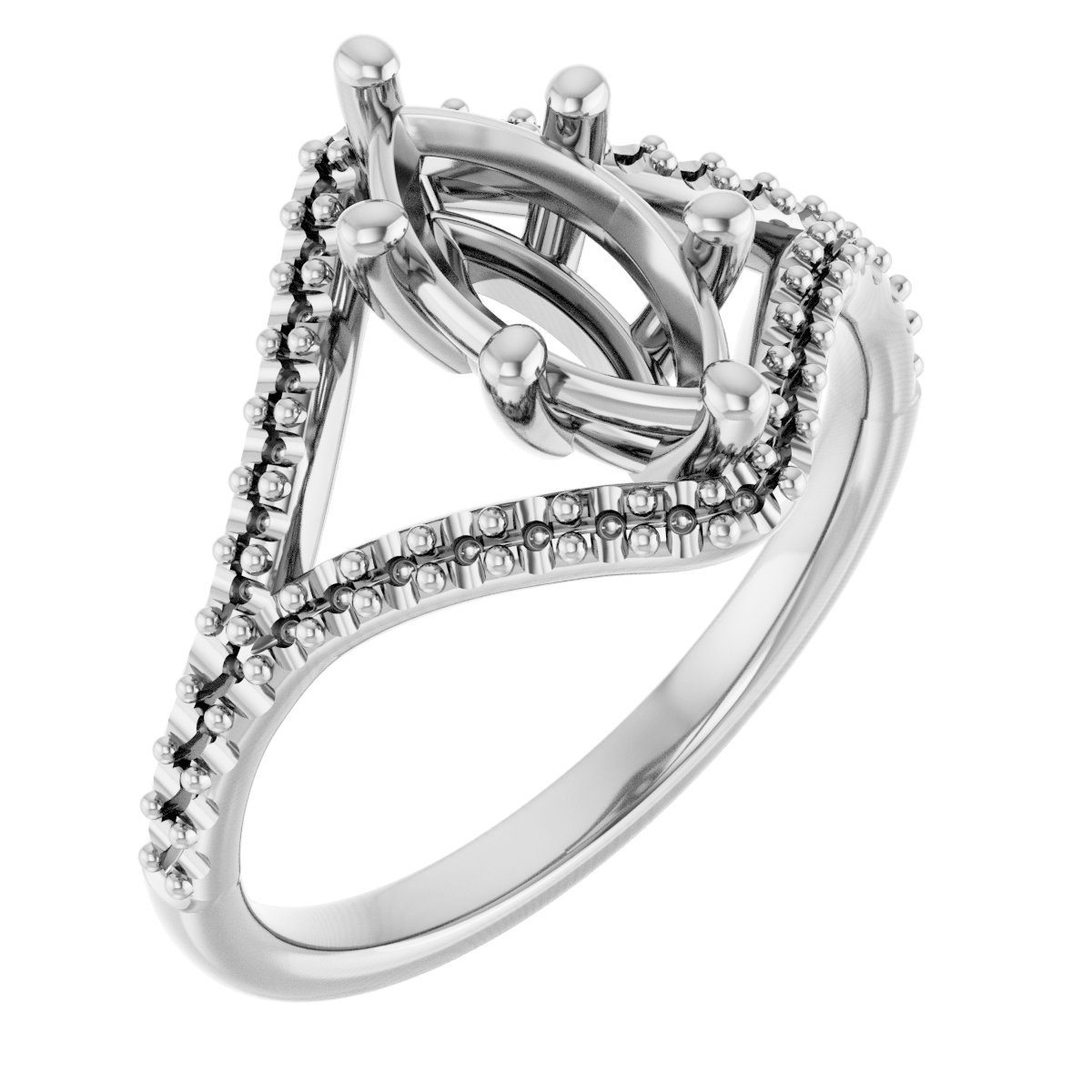 Accented Engagement Ring