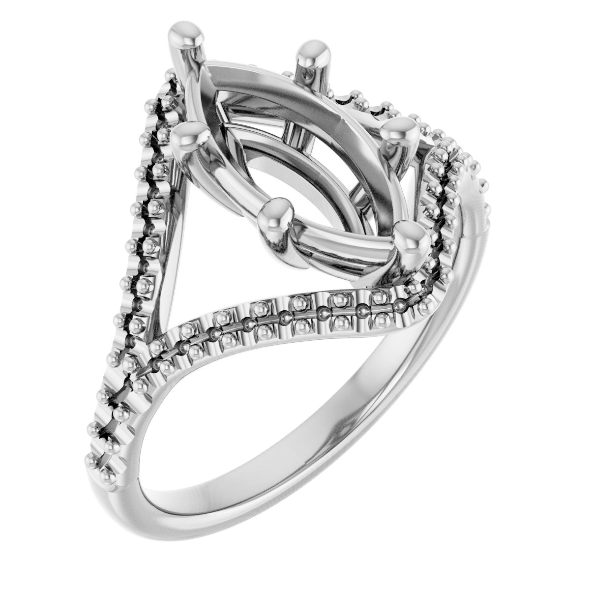 Accented Engagement Ring