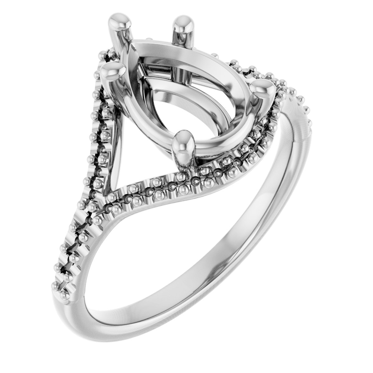 Accented Engagement Ring