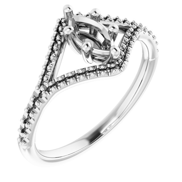 Accented Engagement Ring