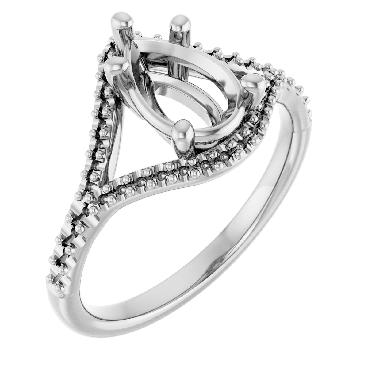 Accented Engagement Ring
