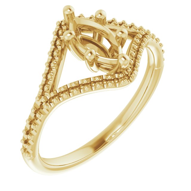 Accented Engagement Ring